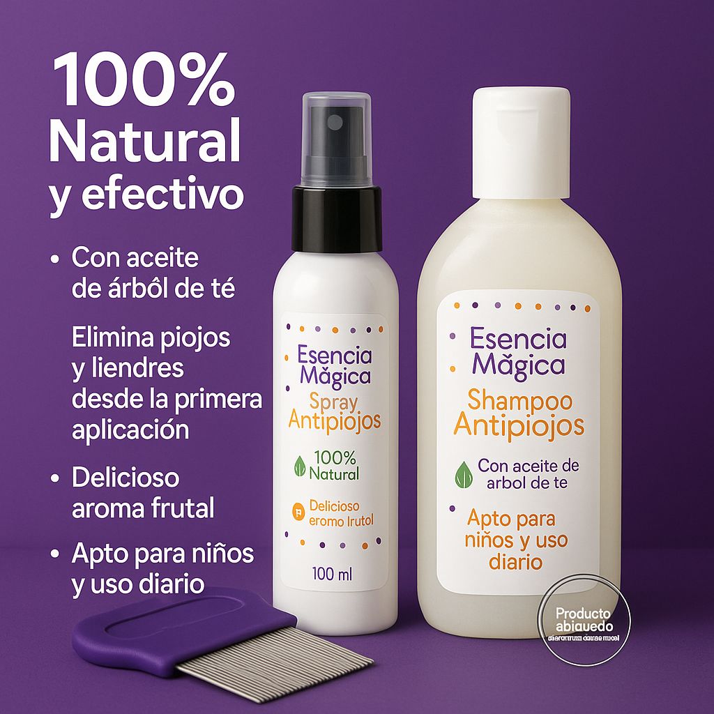 KIT ANTI-PIOJOS ESENCIA MAGICA-ULTIMOS 10 KITS DISPONIBLES
