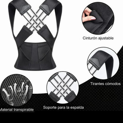 CORRECTOR DE POSTURA PROFESIONAL BACKRELIEF®