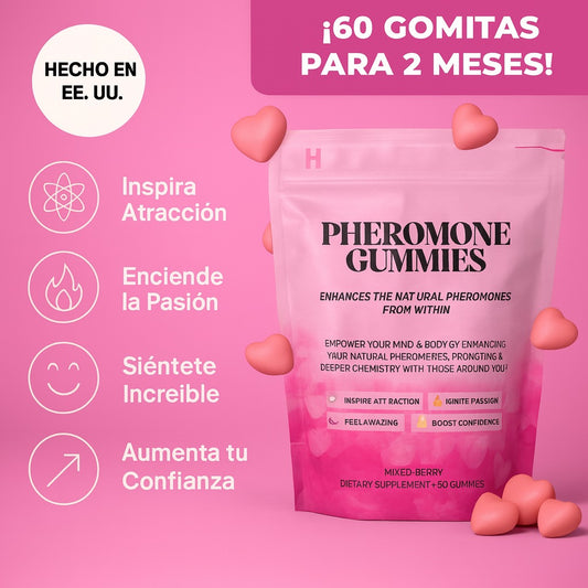GOMITAS FEROMONAS- AUMENTA TU ATRACION